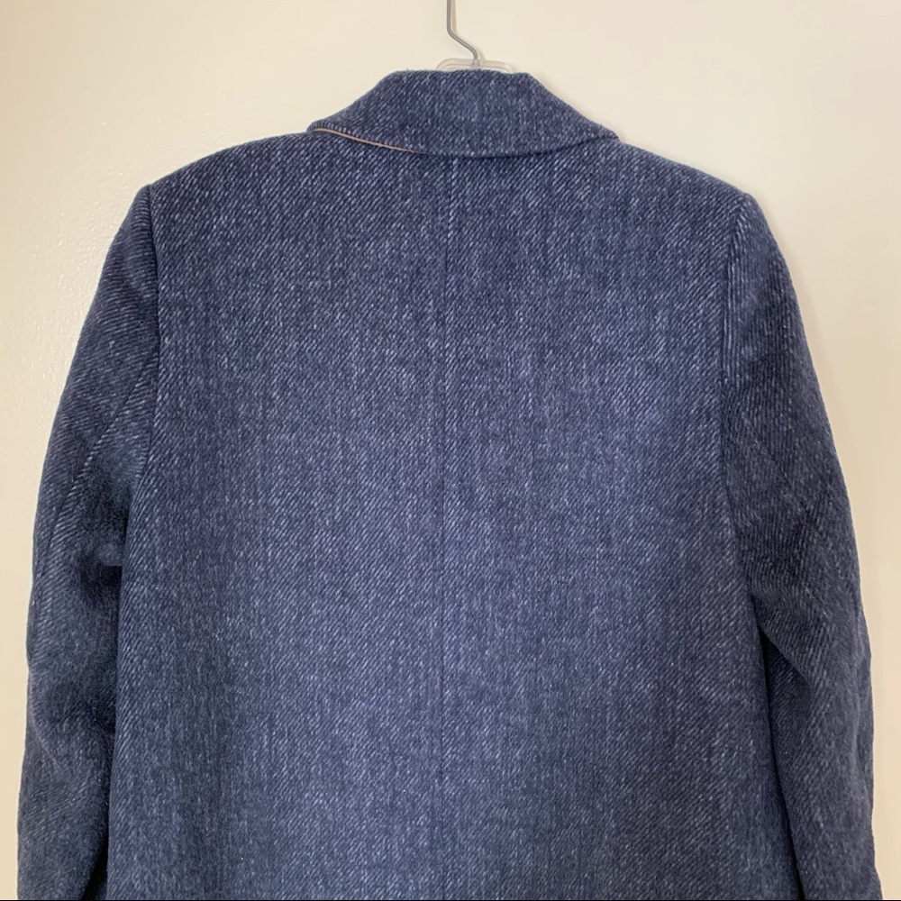 Court & Rowe Blair Coat Blue Double Breasted Twill - Picture 7 of 12